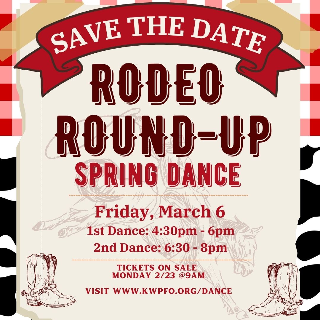 Red And White Illustrative Rodeo Instagram Square Post